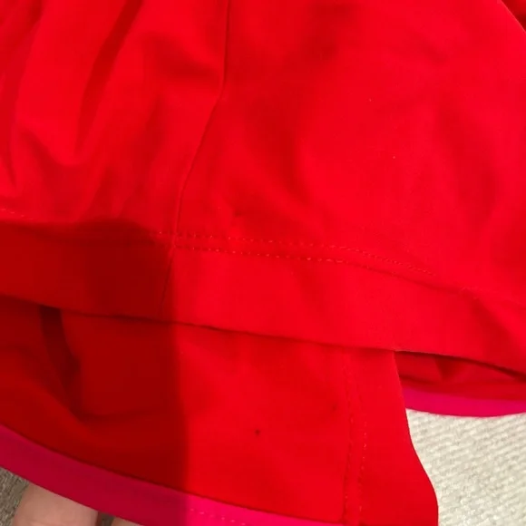 Marcia Tchikiboum side split red midi dress - Picture 8 of 8